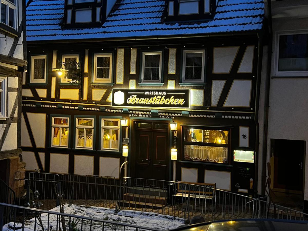 Gaststaette Braustuebchen Hotel Schlitz Luaran gambar